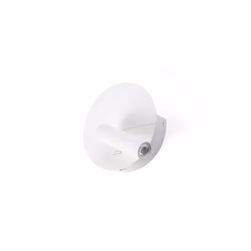 Faro Barcelona DUAS White Metal Reading Wall Lamp with USB Port and 2700K Warm White Light