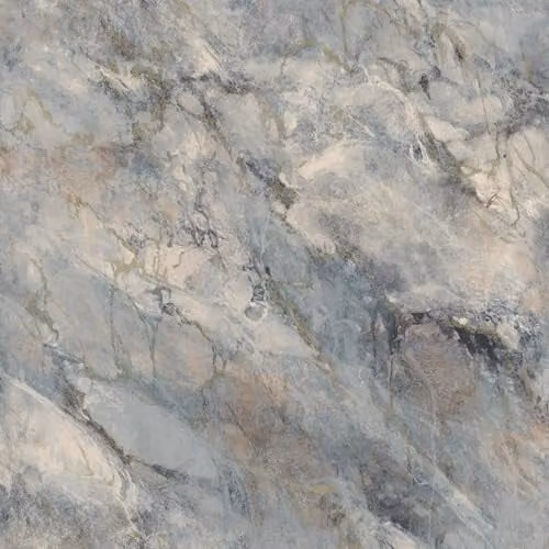 Belgravia Decor Blue and Gold Marble Effect Wallpaper with Metallic Highlights