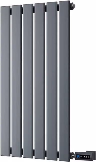 Typhoon Anthracite Single Panel Horizontal Electric Radiator with WIFI and App Control
