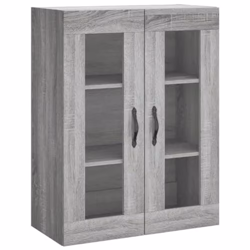 vidaXL Wall Mounted Cabinet in Grey Sonoma, W/D/H: 69.5 x 34 x 90 cm – 1