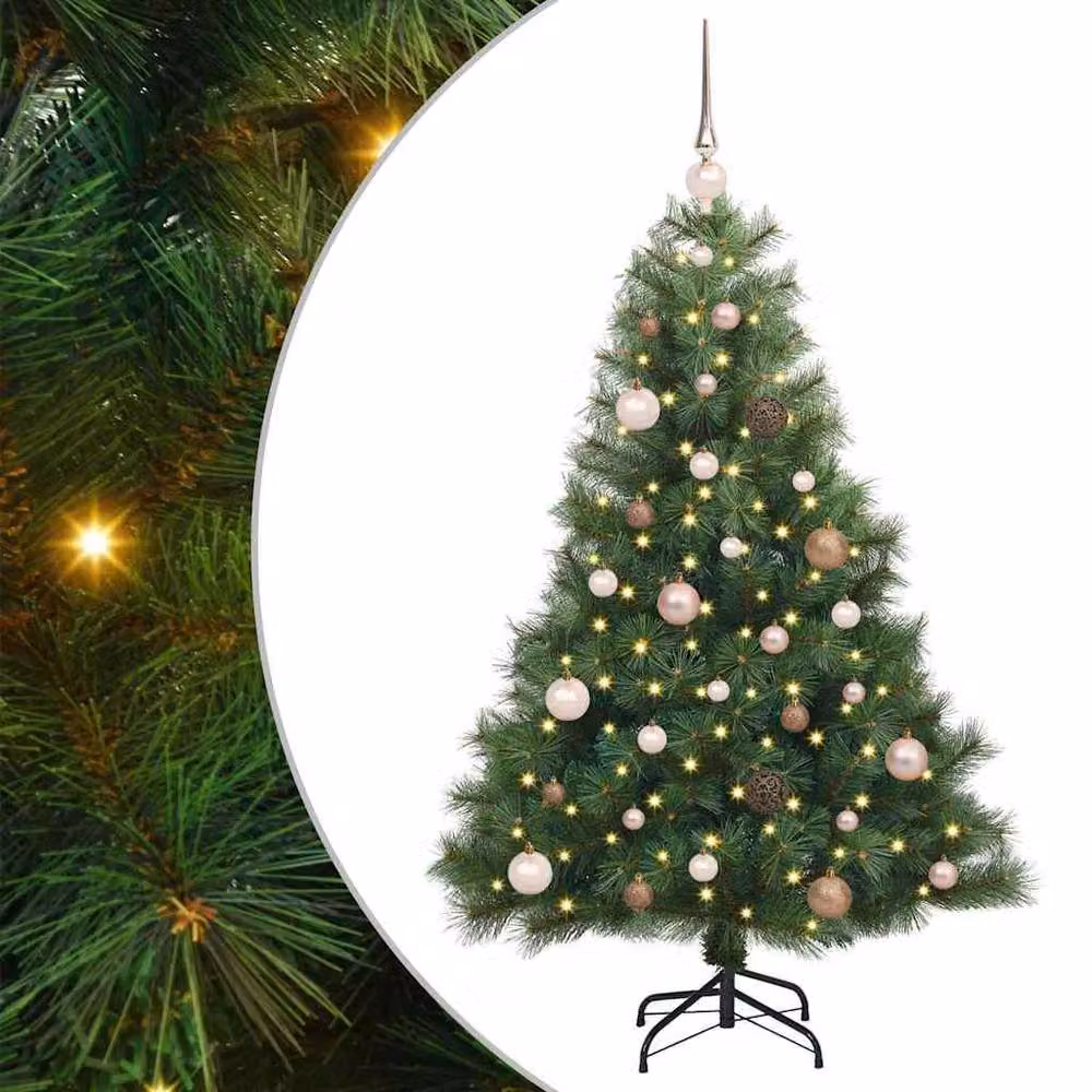 Berkfield Home Artificial Green Christmas Tree with 150 LEDs, Height: 150 cm – 2
