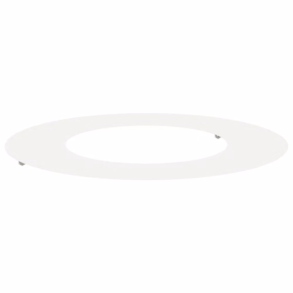 Berkfield Home Large Round White Ceramic Planter