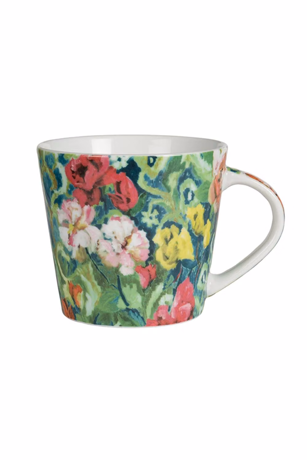 Designers Guild Set of 4 Multicolour Floral Porcelain Mugs, 420ml each – 2