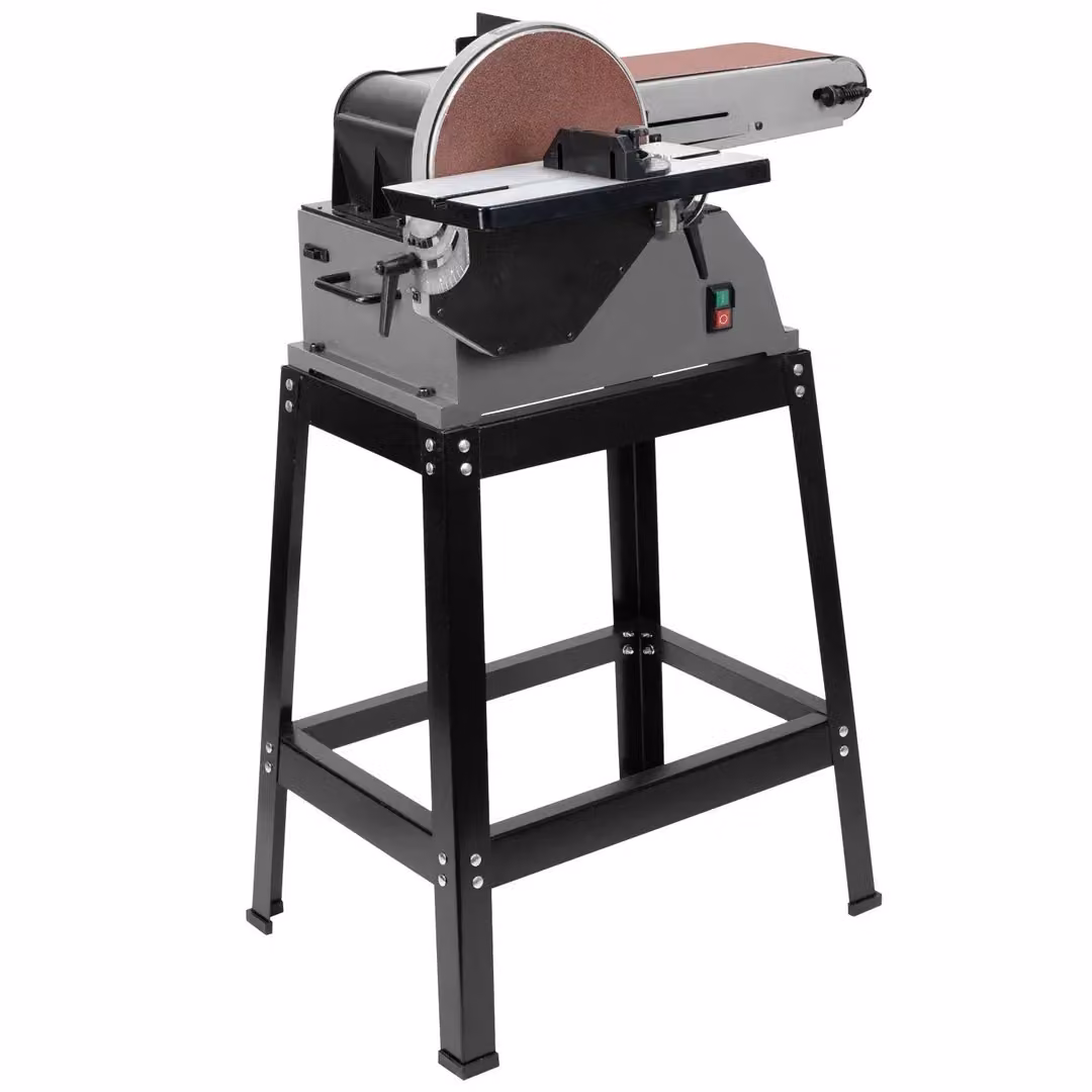SIP 6 x 10 Inch Belt Disc Sander in Grey and Multicolour, L650 x W540 x H1180 mm – 2