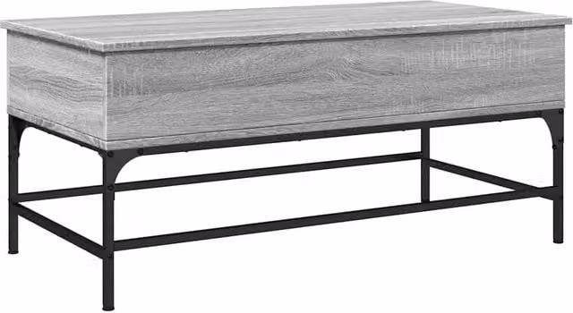 Berkfield Home Grey Sonoma Coffee Table with Lift Mechanism, W/D/H: 100 x 50 x 45 cm – 1