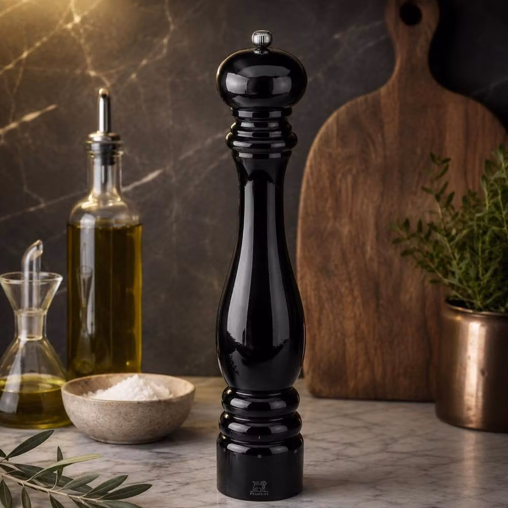 Peugeot Paris U-Select Salt Mill, Black Gloss, Height: 40 cm – 3
