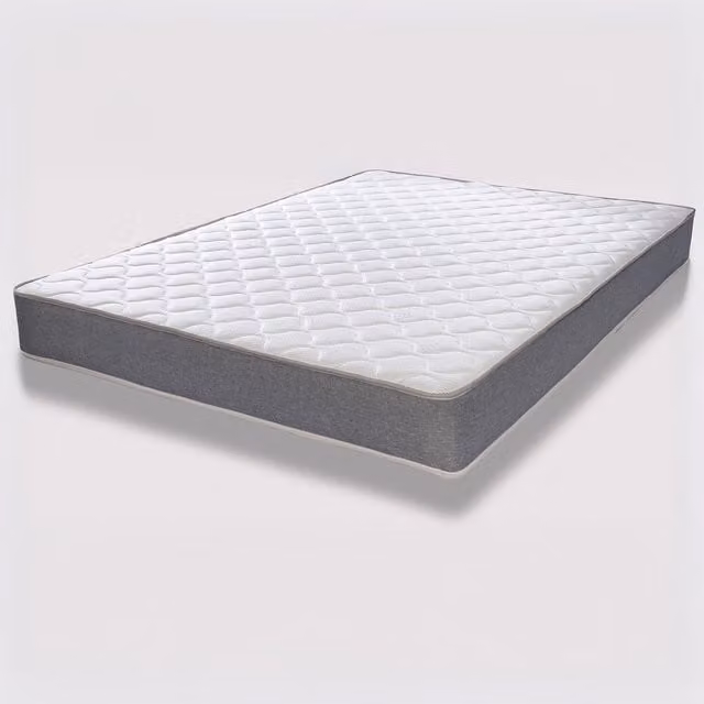 Starlight Beds Hybrid Memory Foam Sprung Mattress in Grey, W/D/H: 120 x 200 cm