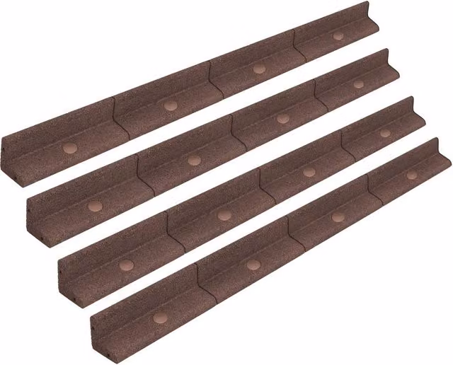 Monstershop Flexible Lawn Edging, Brown in Terracotta, Length: 4 m – 1