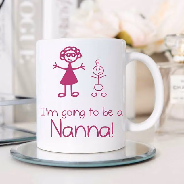 60 Second Makeover I'm Going to Be a Nanna Ceramic Mug in White