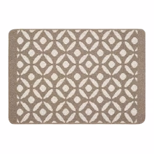 My Mat Stain Resistant Crescent Stone Runner in Beige, W: 67 cm, L: 100 cm
