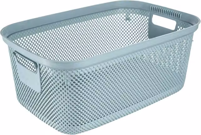 Keeeper Laundry Basket with Side Handles in Nordic Blue