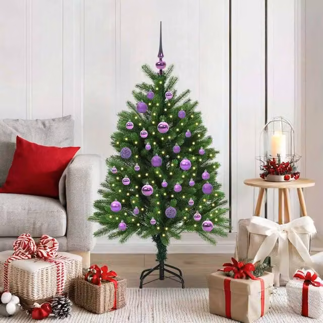 Berkfield Home Green Christmas Tree with 150 LEDs and Stand, Height: 120 cm – 1