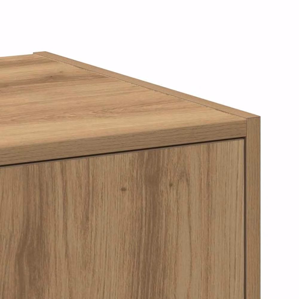 Berkfield Home Artisan Oak Apothecary Cabinet in Brown, W/D/H: 30 x 41 x 77.5 cm – 3