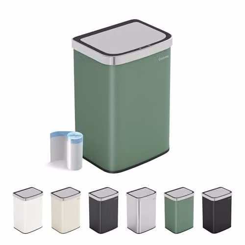 MCC Direct Smart Sensor Motion Activated Kitchen Waste Bin, Green, 16L – 1