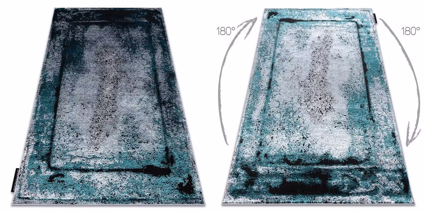 RugsX De Luxe Abstract Grey and Multicolour Rectangular Rug, W: 200 cm, D: 290 cm – 2