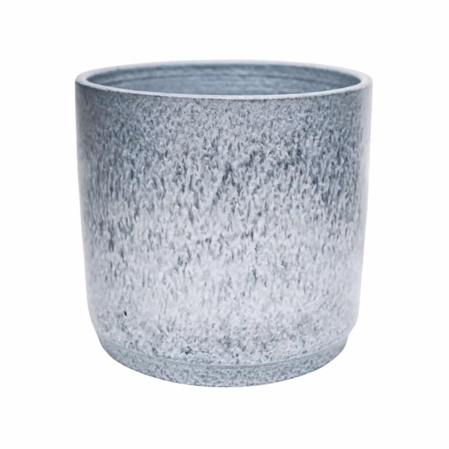 Ivyline Wesley Round Marble Blue Stone Planter, H 22 cm x D 26 cm – 2