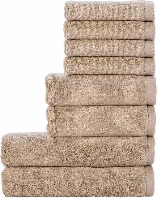 CHRISTY Cirrus 8 Piece Cotton Terry Towel Bale in Brown