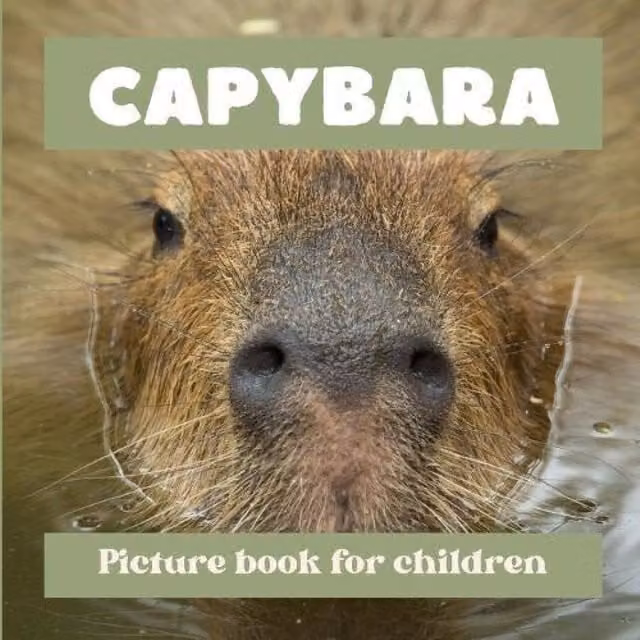 Emily Wilson Capybara Childrens Picture Book Paperback Multicolour
