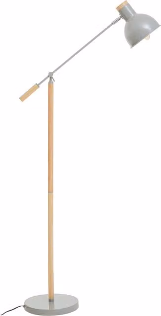 Orsina Industrial Adjustable Height Floor Lamp by Interiors by Premier in Grey
