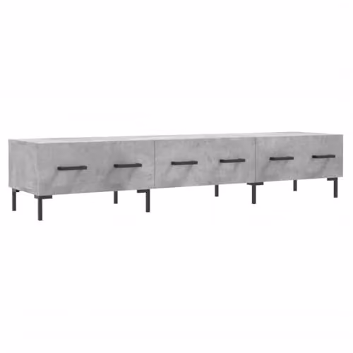 vidaXL TV Cabinet in Concrete Grey, W: 150 cm, D: 36 cm, H: 30 cm – 1