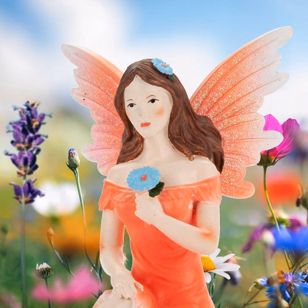 VFM e-Store Pink Glitter Fairy Enchanted Garden Tabletop Ornament – 2