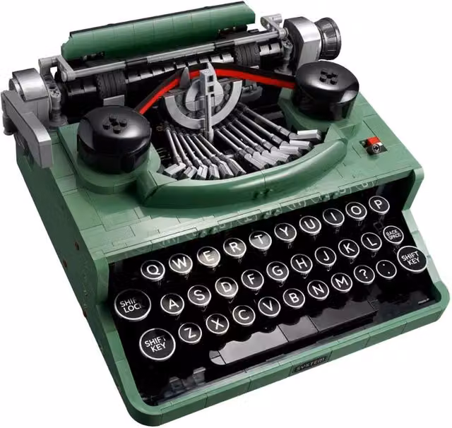 Lego Ideas Typewriter 21327 Green Creative Building Set