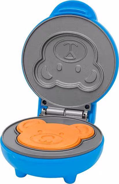 Innoteck Mini Waffle Snack Maker 550W, Blue