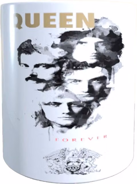 Queen Forever White Ceramic Mug