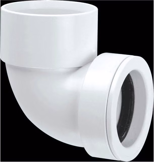 McAlpine White Solvent or Pushfit Continental 90 Degree Bend 1.25 inch x 32mm – 1