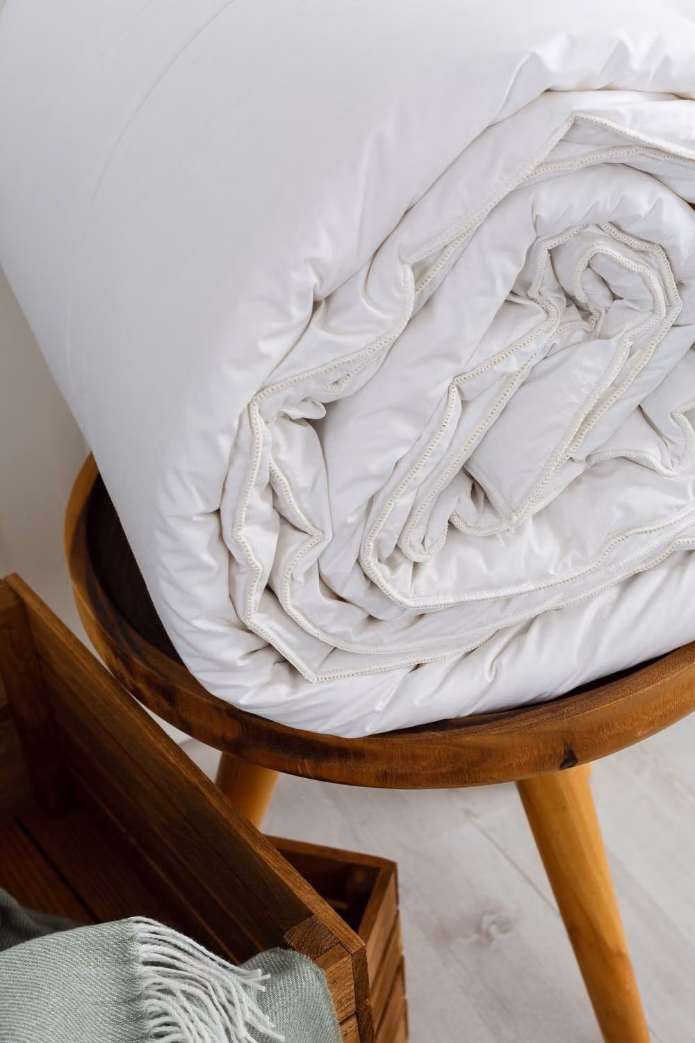Slumberdown Wonderful Wool Double Duvet and Pillow Set, White, 3-5 Tog, W/D/H: 200 x 200 cm – 3