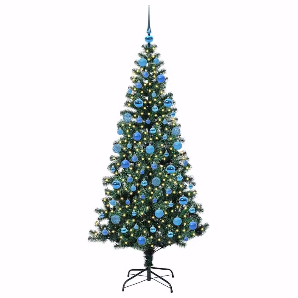 Berkfield Home Pre-lit Artificial Christmas Tree, Green, Height: 180 cm – 3