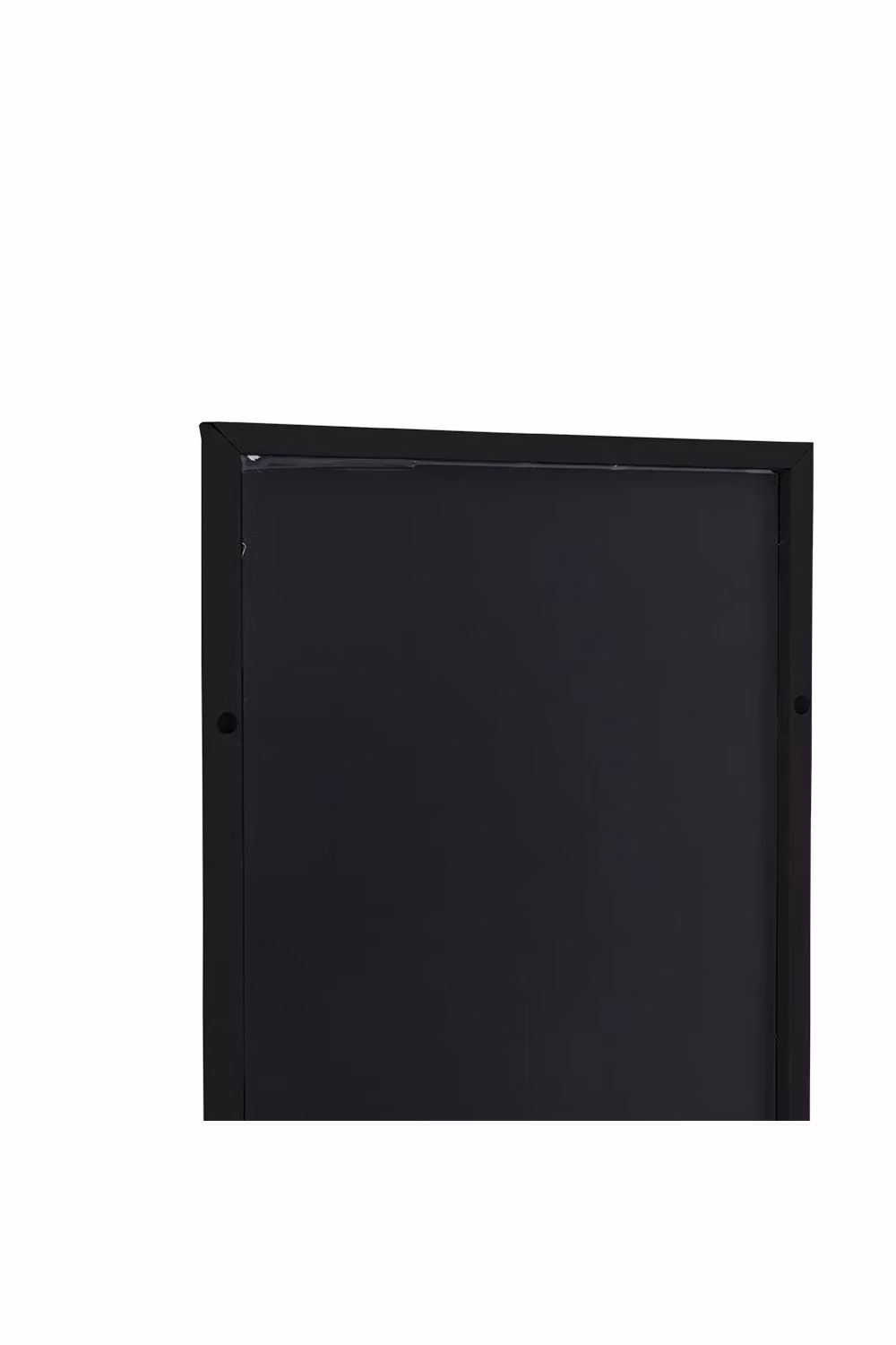 Living and Home Black Metal Frame Over the Door Full Length Mirror, W: 28 cm, H: 118 cm – 3