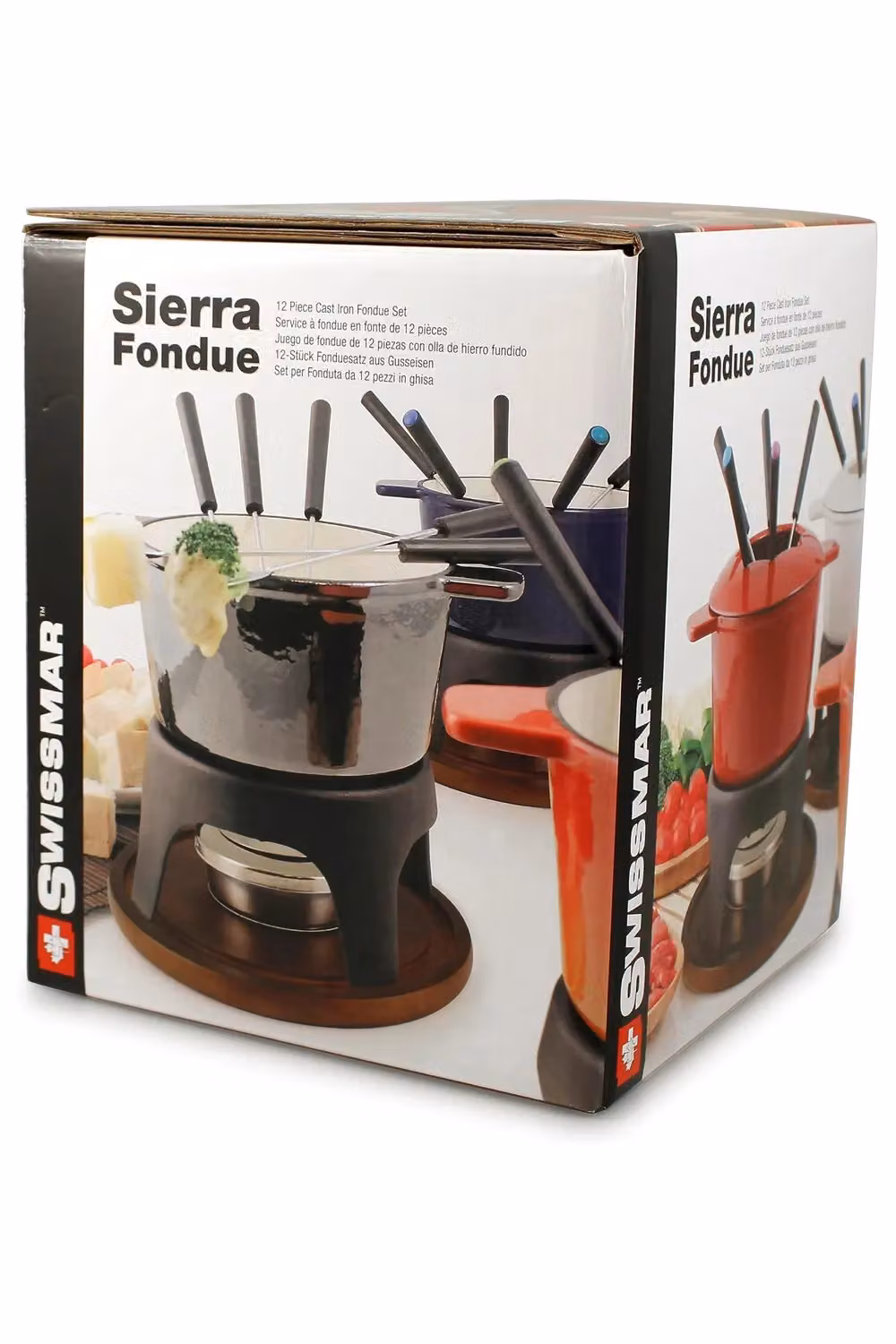 Swissmar 11-Piece Sierra Fondue Set - Black – 4