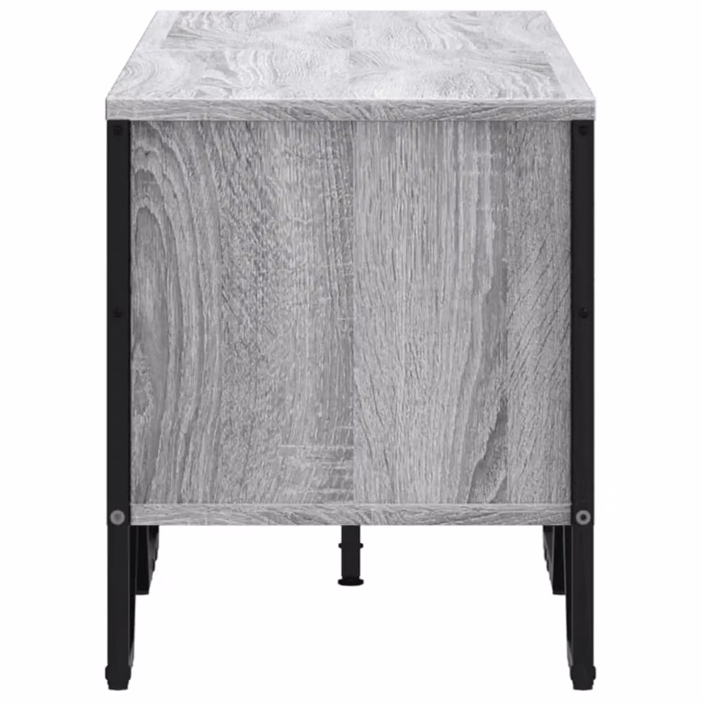 Berkfield Home Modern Grey Sonoma TV Cabinet W/D/H: 122 x 34 x 41 cm – 4