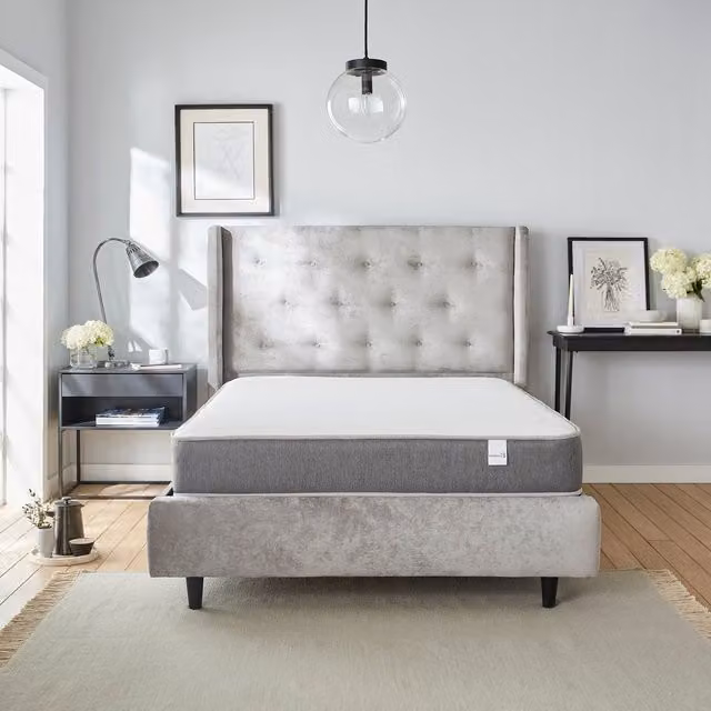 The Sleep People ComfortLine Max Hybrid Memory Foam and Spring Mattress, Grey, W/D/H: 140 x 200 x 20 cm