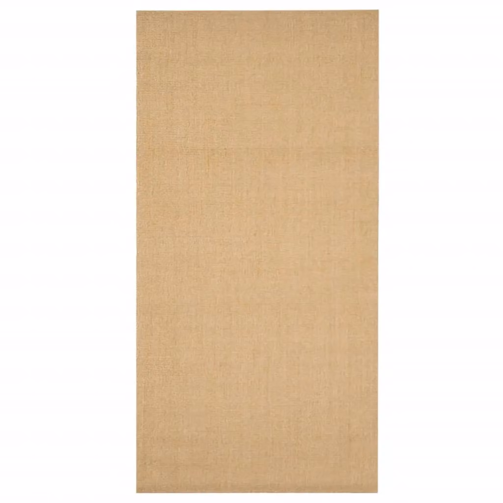 Berkfield Home Natural Sisal Rug in Brown, W/D/H: 100 x 200 cm – 2