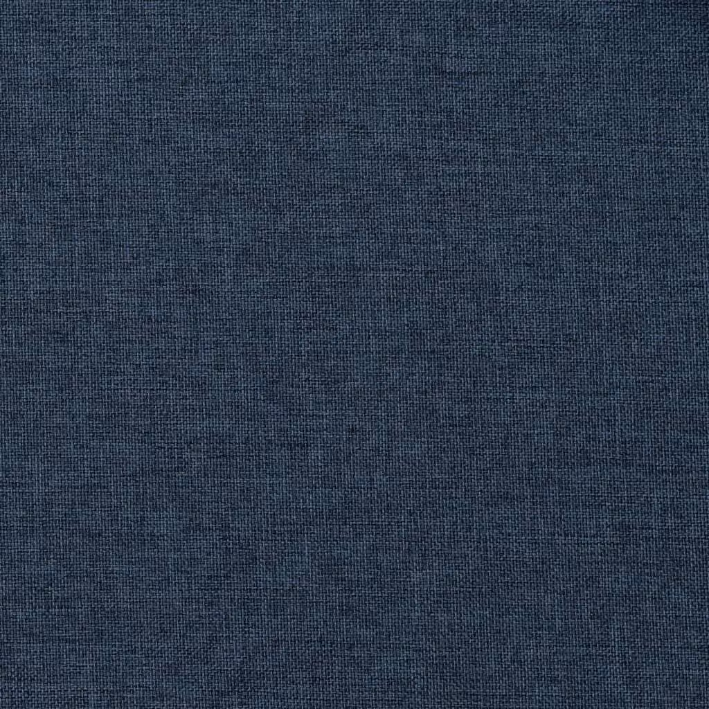 Berkfield Home Linen-Look Blackout Curtains with Hooks, 2 Pack, Blue, W: 140 cm, H: 245 cm – 3