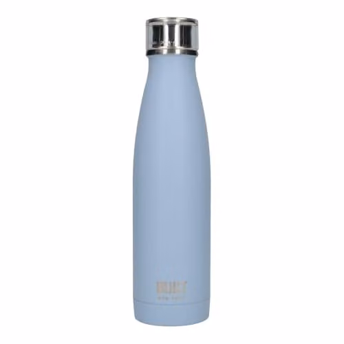 Built Perfect Seal Vacuum Insulated Stainless Steel Water Bottle, 480 ml, Arctic Blue