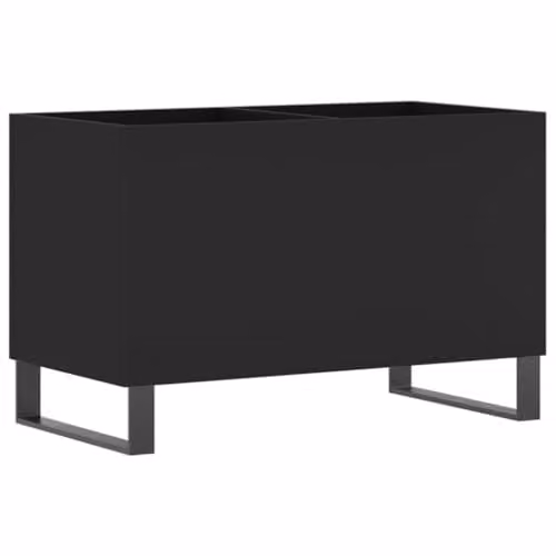 vidaXL Classic Record Cabinet in Black, W/D/H: 74.5 x 38 x 48 cm – 1