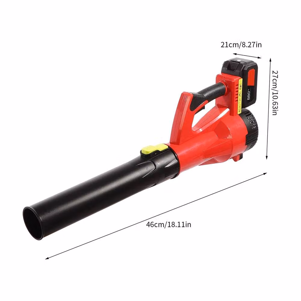 Nordara Lightweight Red Leaf Blower with Rechargeable Battery and Charger, 100g – 2