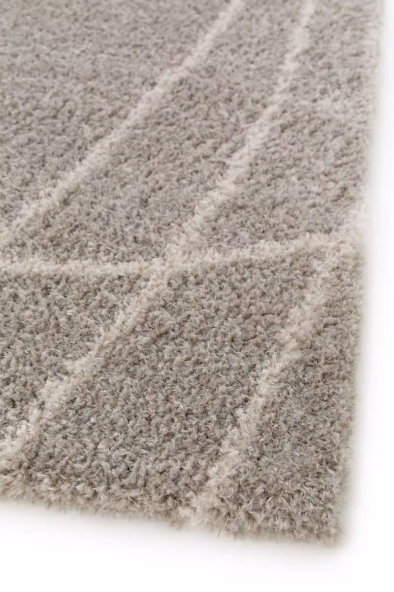 The Rug Shop UK Natural Modern Abstract Polyester Area Rug in Beige, W: 200 cm, D: 290 cm – 3