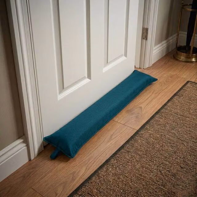 Snug City Premium Filled Draught Excluder for Doors and Windows in Petrol – 1