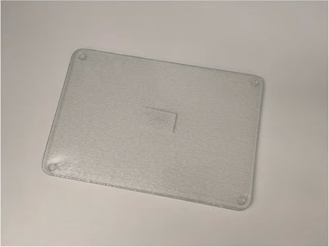 DEENZ Rectangular Tempered Glass Hob Cover and Worktop Saver in Frosted White – 1