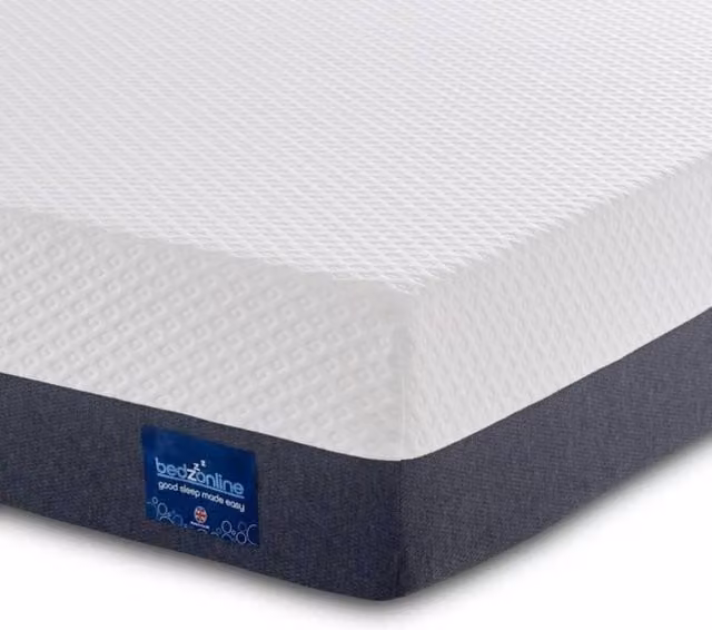 Bedzonline Therma Pure 9-Zone Hybrid Memory Foam Mattress, White/Multicolour, 75cm – 1