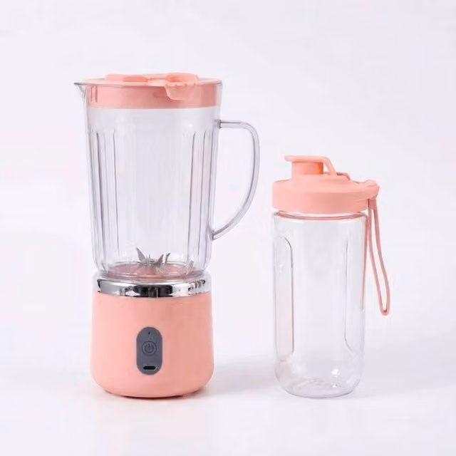 PAWNORA Electric Juicer in Pink with Double Cup