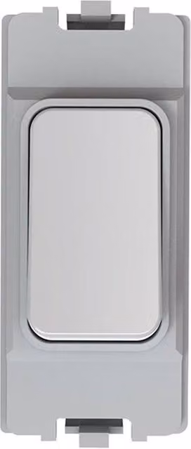 ENER-J 1 Gang Wireless Kinetic Switch, IP65 Rated, Black and White, Compatible with MK Logic Grid Plates – 2