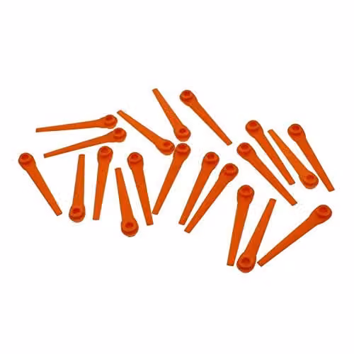 Gardena Flymo Orange Plastic Trimmer Blades, Pack of 20