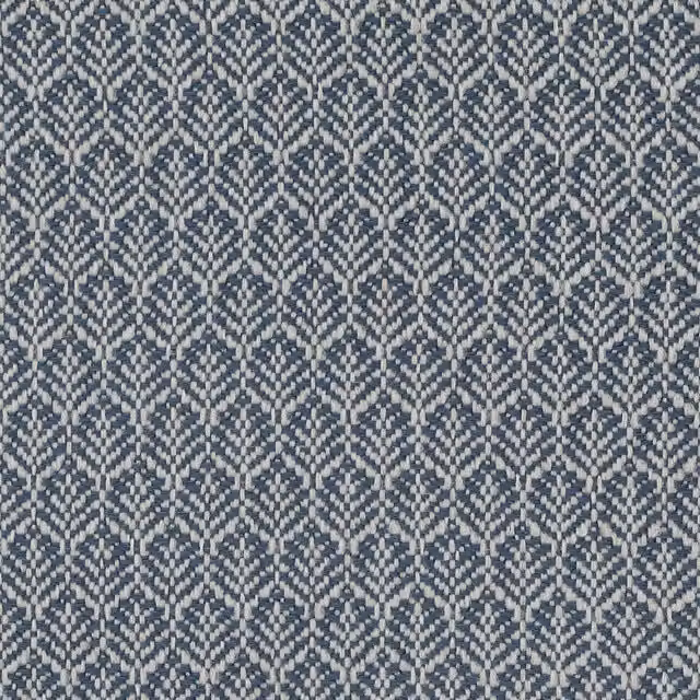 HOUSE Llewelyn-Bowen Oak Leaf Woven Fabric Cornflower Blue Floral Cushion