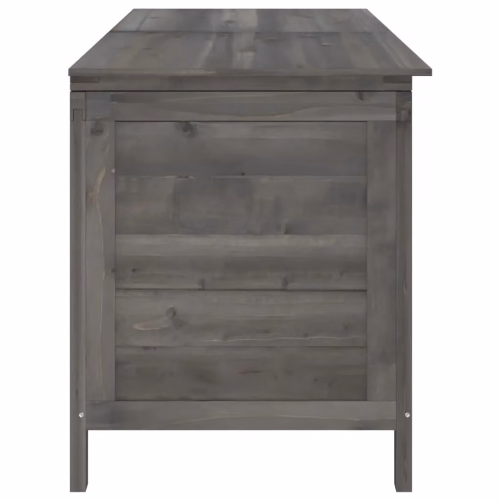 Berkfield Home Garden Anthracite Solid Wood Fir Storage Box, W/D/H: 150 x 50 x 56.5 cm – 3