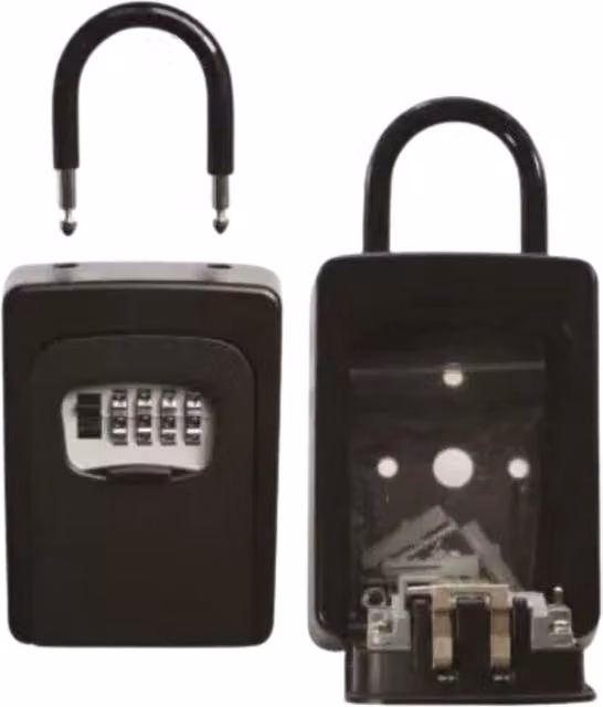 Garden Mile Wall Mounted Key Safe Combination Lock in Black